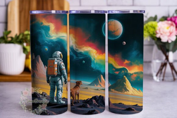 Astronaut Dog Space Scene Wrap Review