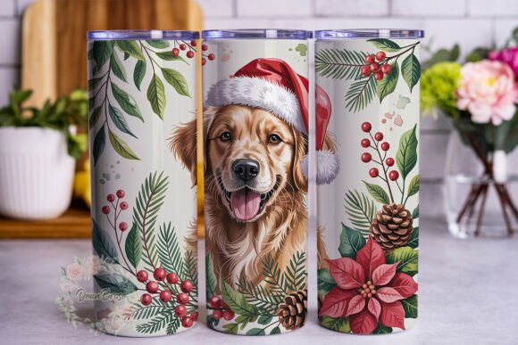Christmas Dog Floral Tumbler Wrap Review