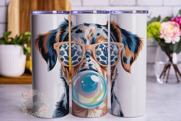 Cool Dog Floral Glasses Wrap Design Review