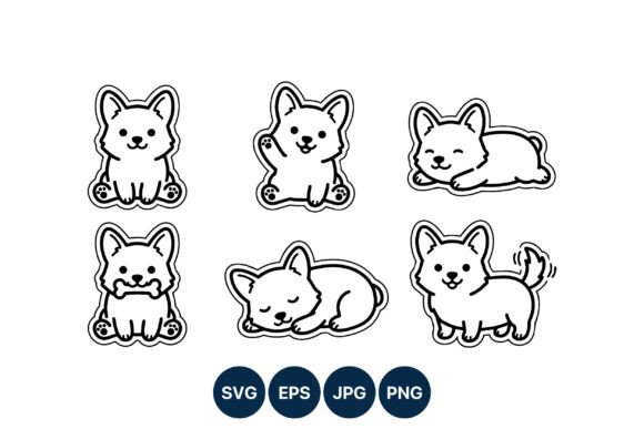 Cute Corgi Dog Vector Art Review
