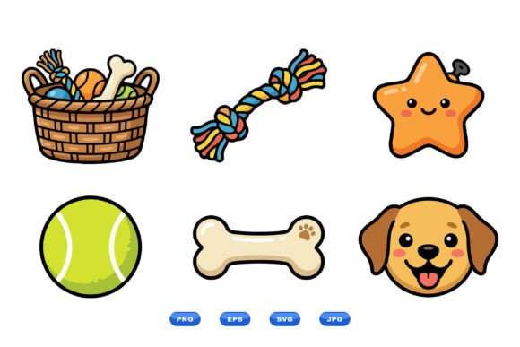 Cute Dog Toy Clipart Collection Review