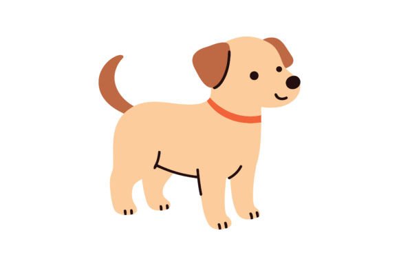 Cute Dog with Collar Standing Embroidery Review