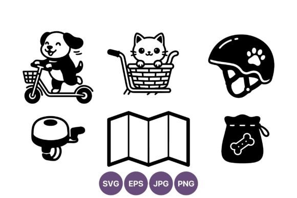 Dog Cat Scooter Pet Helmet Vector Review