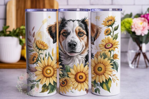 Dog Sunflower Watercolor 20oz Wrap Review