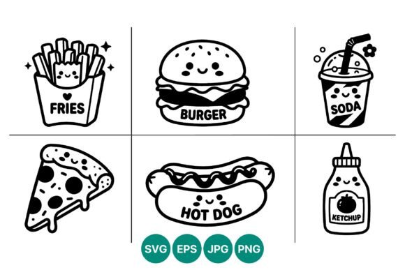 Kawaii Fries Burger Soda Pizza Hot Dog Embroidery Review