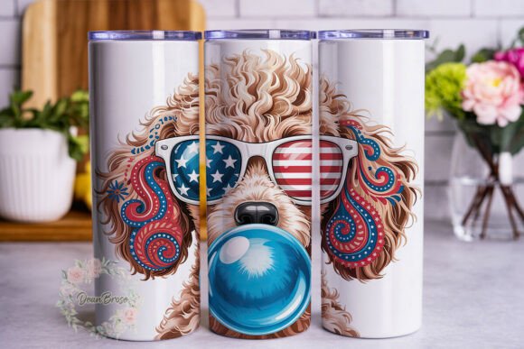 Patriotic Dog Bubblegum 20oz Wrap Review