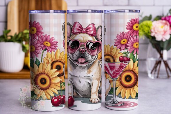 Pink Bow Dog Summer Tumbler Wrap Review