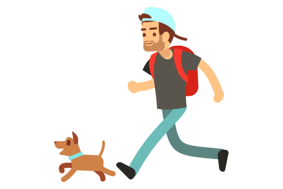 Running Man with Dog Embroidery Design Review