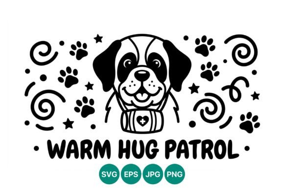 Smiling Dog Warm Hug Patrol Vector Review