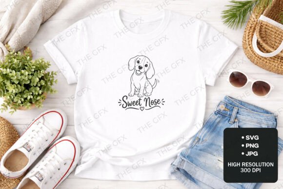 Sweet Nose Dachshund Puppy SVG Design Review